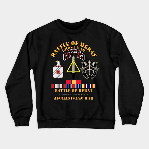 Battle of Herat - Afghanistan - 2001 Crewneck Sweatshirt by twix123844